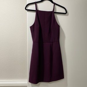 French Connection burgundy mini dress